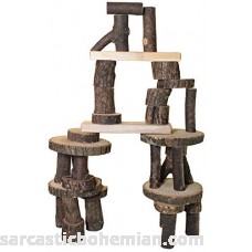 Tree Blocks Amazing Wooden Building Blocks Set 36 Pieces B01HSKHL6K